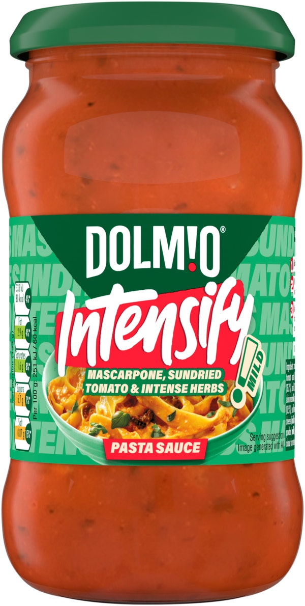 Dolmio Intensify Pasta Sauce Mascarpone, Sundried Tomato and Intense Herbs 400g