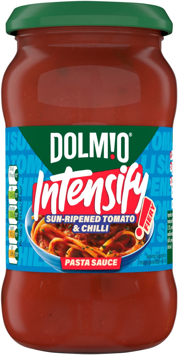 Dolmio® Intensify Fiery Sun ripened Tomato & Chilli Pasta Sauce