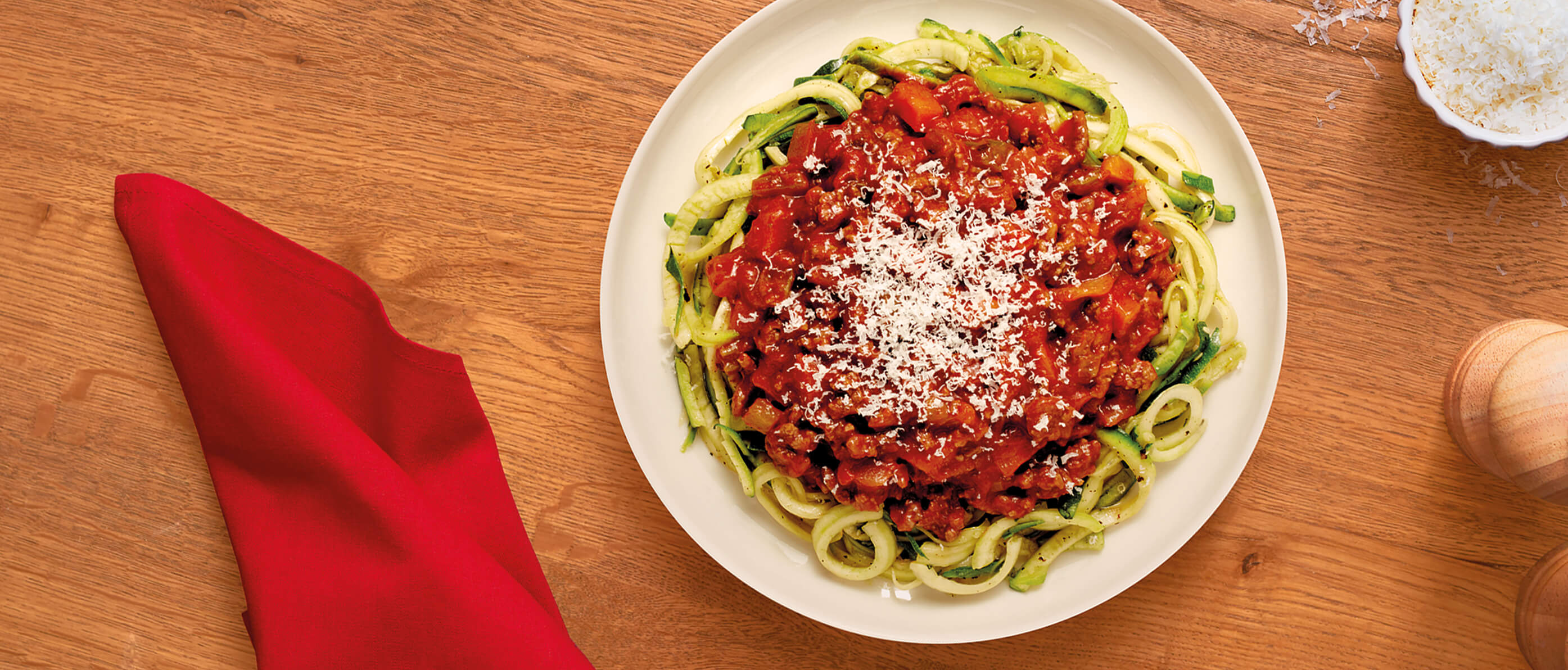 Courgetti Bolognese