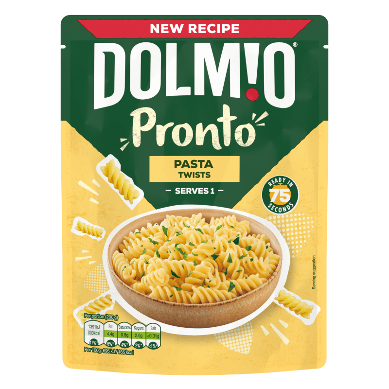 Dolmio® Pasta Pronto Twists Microwave Pouch Dolmio UK