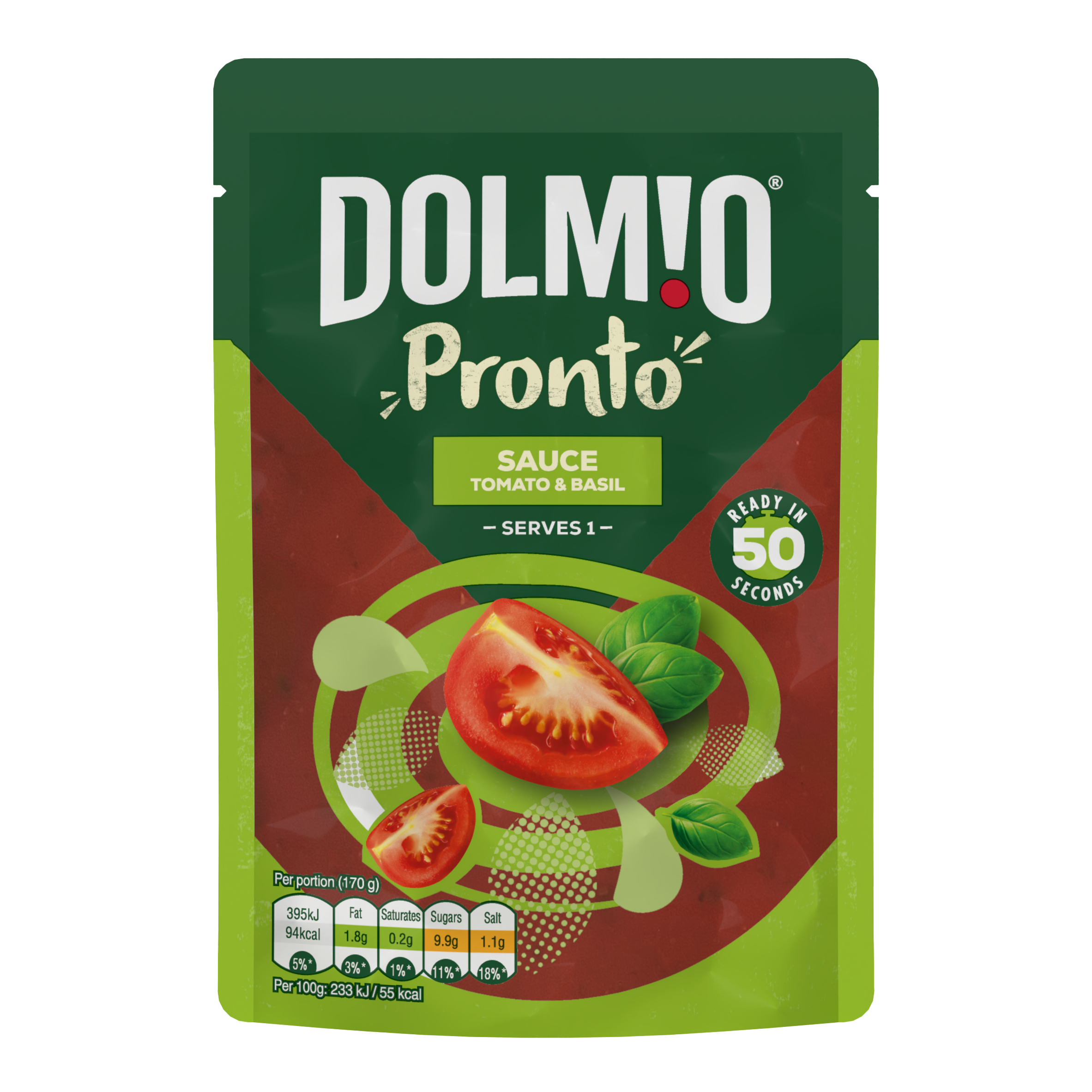 Dolmio® Tomato and Basil Pasta Sauce Microwave Pouch | Dolmio UK