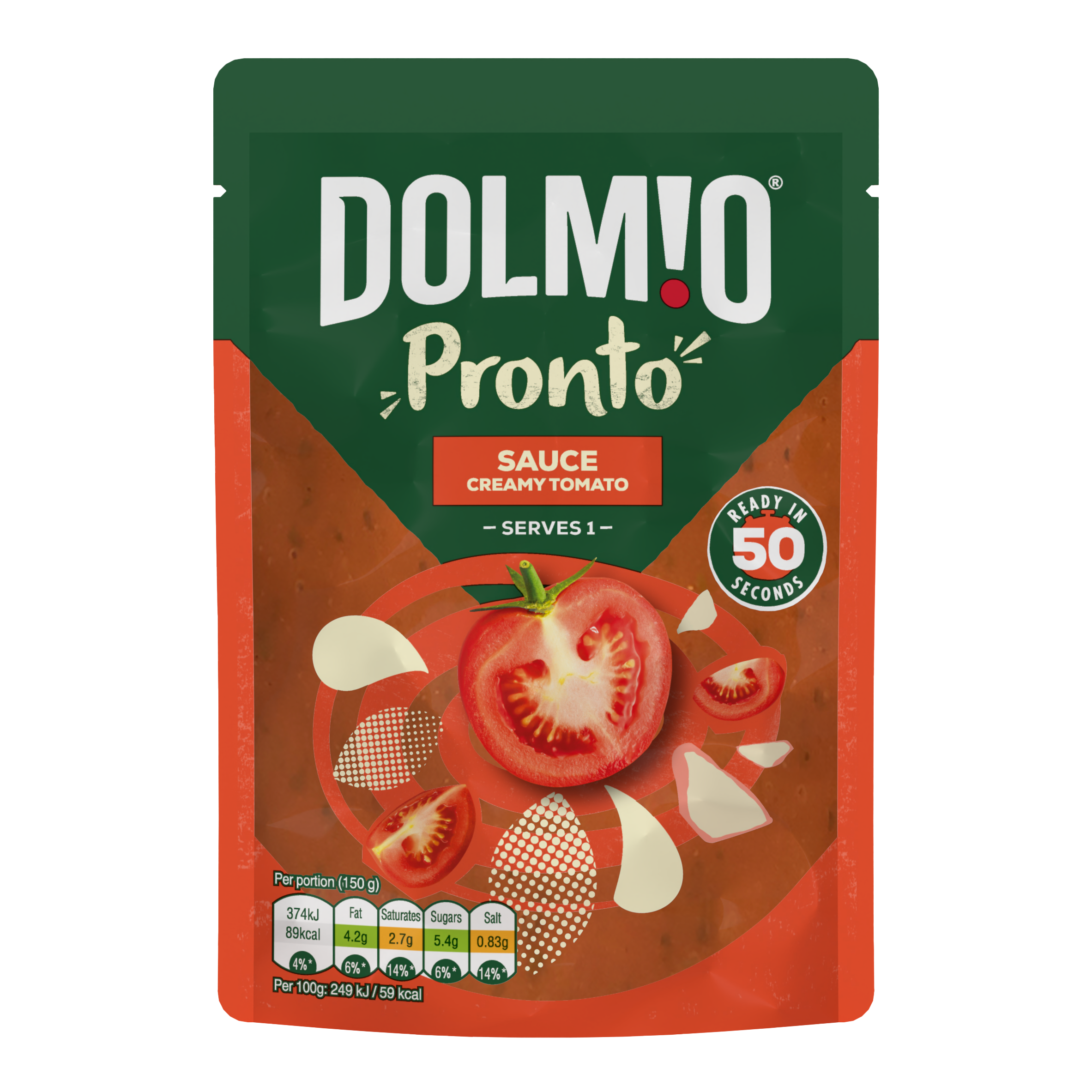 Dolmio® Creamy Tomato Pasta Sauce Microwave Pouch Dolmio UK