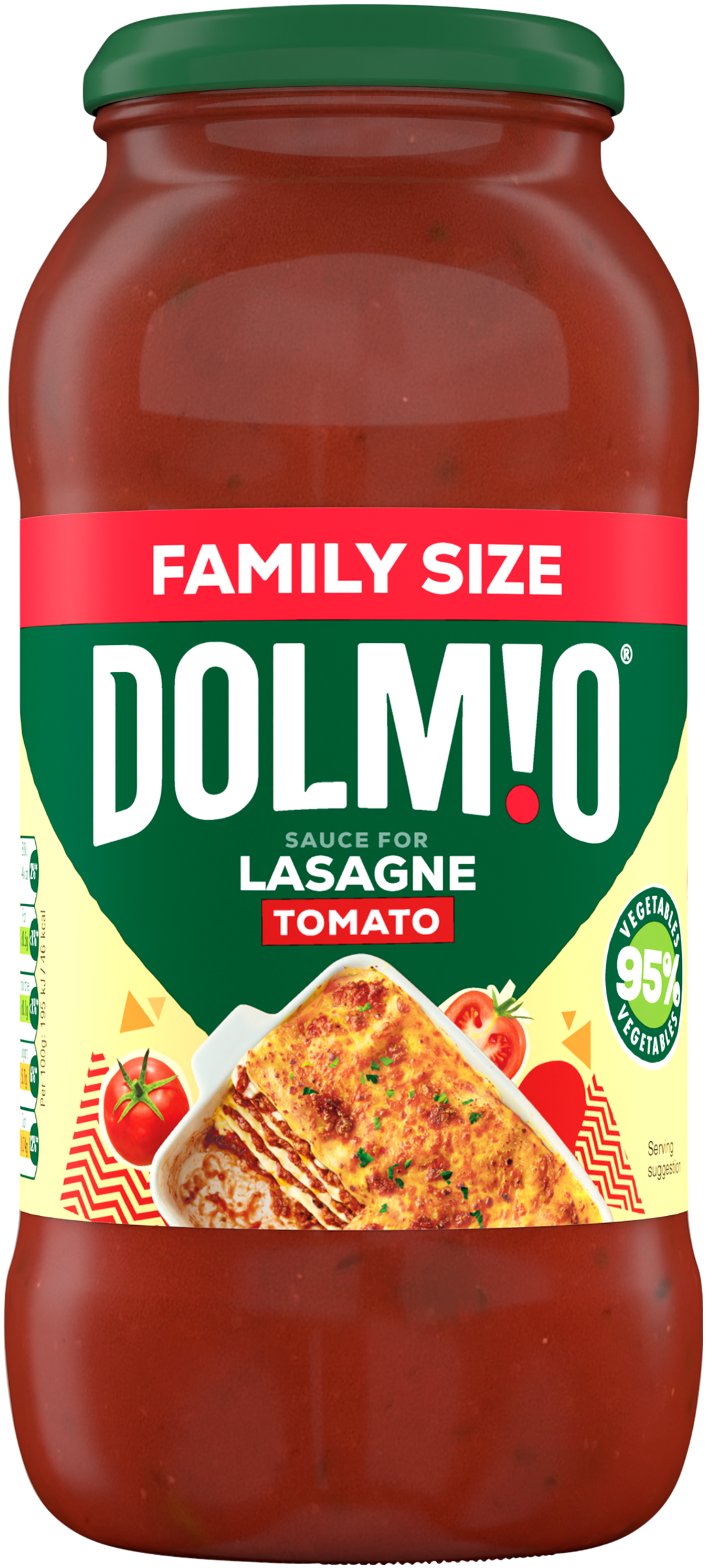 Dolmio® Lasagne Red Tomato Sauce Family Size | Dolmio UK